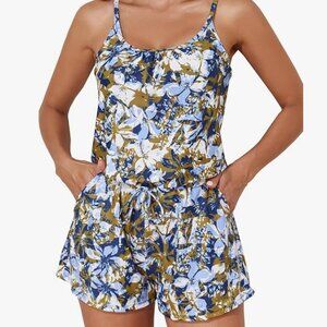 Womens Romper One-piece Bathing suit XL